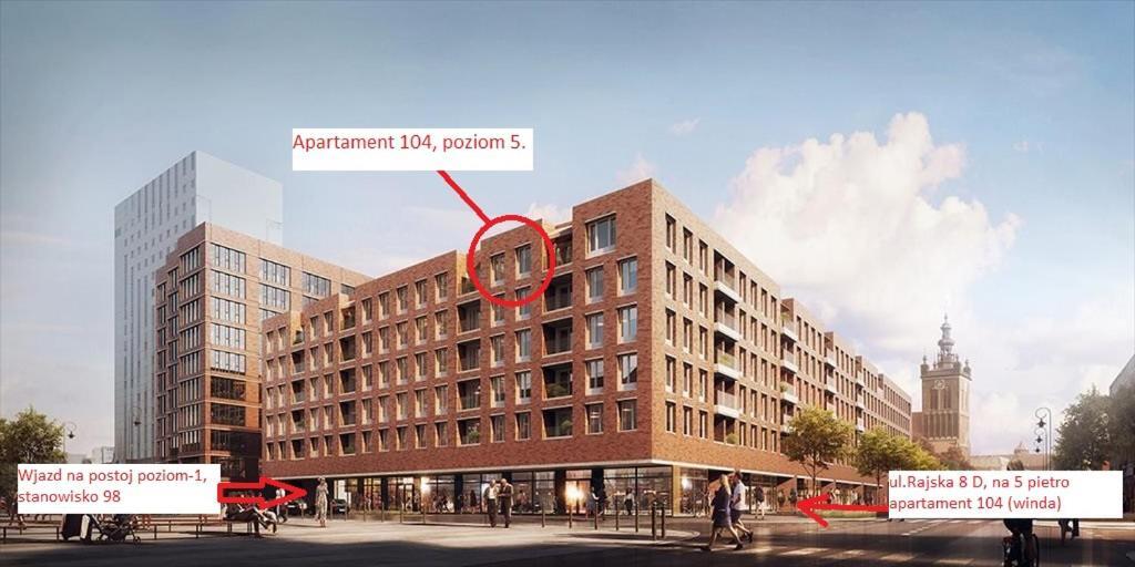 Apartament Champagne Gdańsk Eksteriør bilde